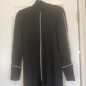 Mock ribbed turtleneck dress by shein